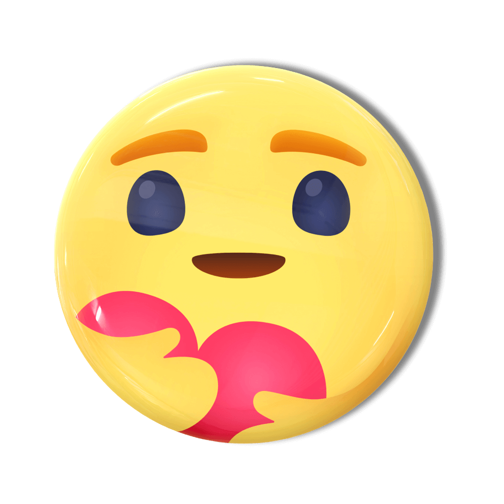 Hugging heart emoji